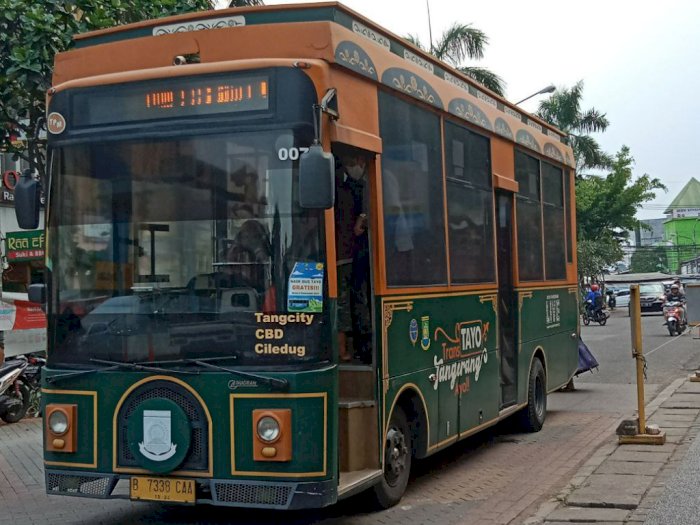 Ada Bus Tayo Mengaspal di Tangerang, Fasilitasnya Mewah Banget Tarifnya Cuma Rp2 Ribu!