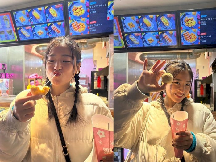 Pengalaman Haruka Pertama Kali Makan Cheese Ball Korea: Enak Banget!