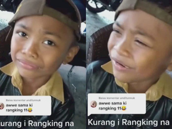 Viral, Momen Lucu Bocah SD Nangis karena Rangkingnya Turun: Biasa 11 Ini 5, Kurang!
