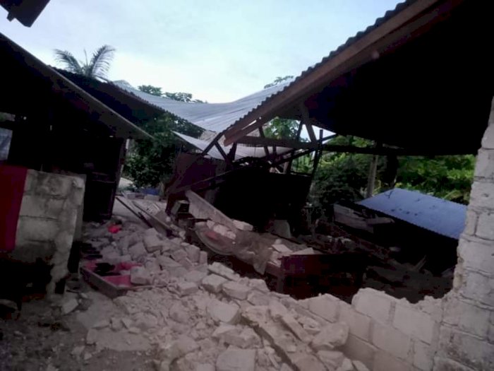 Akibat Gempa M 7,5 Maluku, Sejumlah Rumah Rusak!