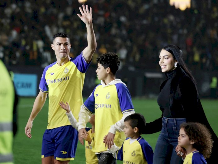 Reaksi Sweet Georgina Rodriguez  Lihat Cristiano Ronaldo Latihan Keras Bareng Al-Nassr