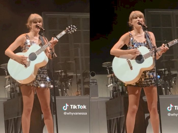 Taylor Swift Surprise Fans Nyanyi 'Anti-Hero' di Konser The 1975, Berasa Jadi Konser Solo