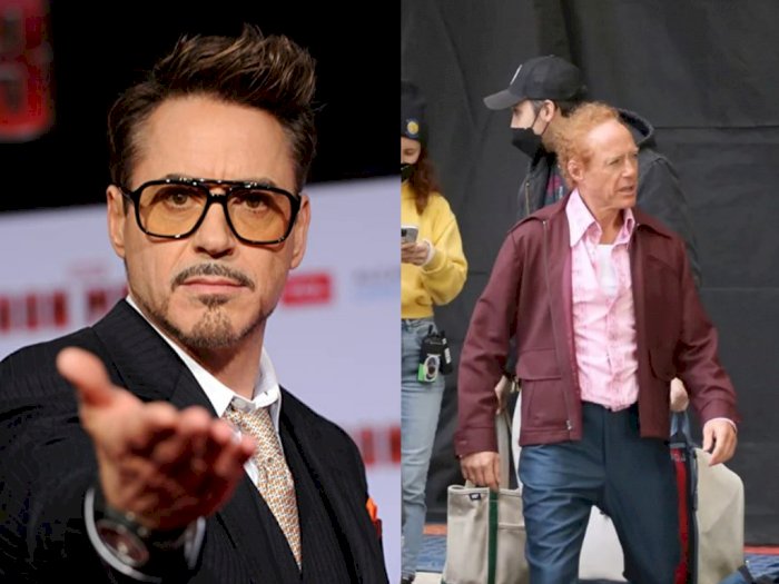 Robert Downey Jr Cat Rambut Jadi Pirang untuk Serial HBO, Banyak yang Enggak 'Ngeh'