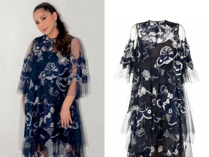 Nagita Slavina Pakai Dress Harga Rp50 Juta, Netizen: Baju Anti Keringatan