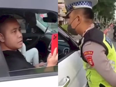 Viral Pengendara Mobil Langgar Aturan Ganjil Genap, Malah Balik Ceramahi Polisi