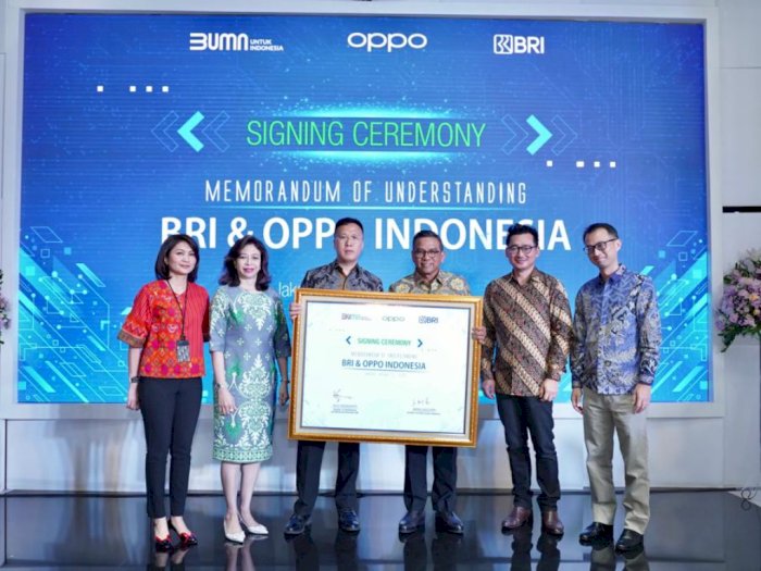 BRI Jalin Kerja Sama dengan Oppo Indonesia Demi Perluas Transaksi Digital