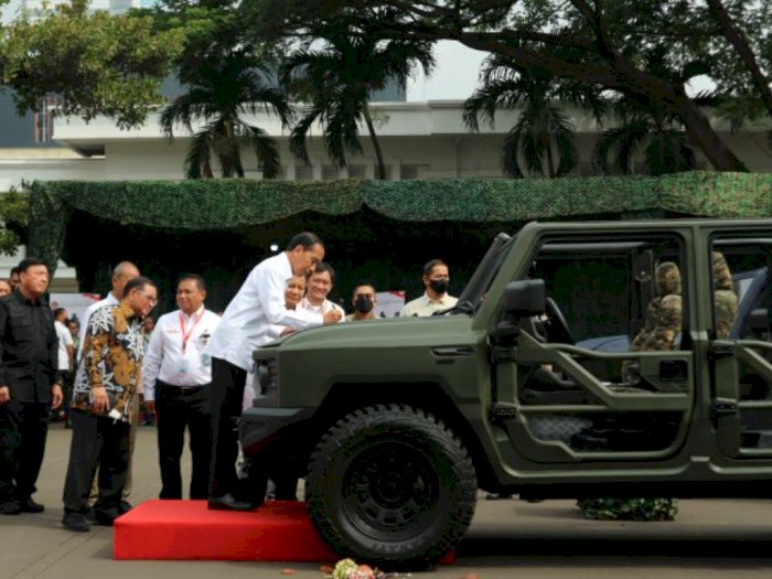 Kenalin Nih Kendaraan Taktis Produksi Indonesia, Presiden Jokowi Beri Nama ‘Maung’
