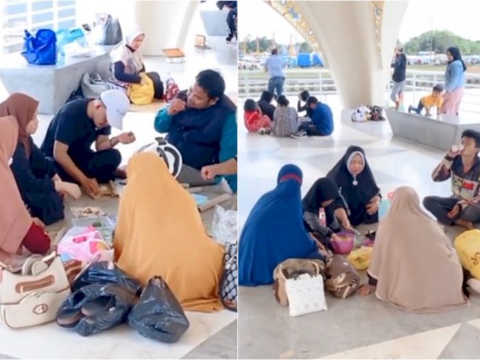 Heboh Warga Piknik di Masjid Al Jabbar, Terniat Bawa Rice Cooker dan Rantang Makanan
