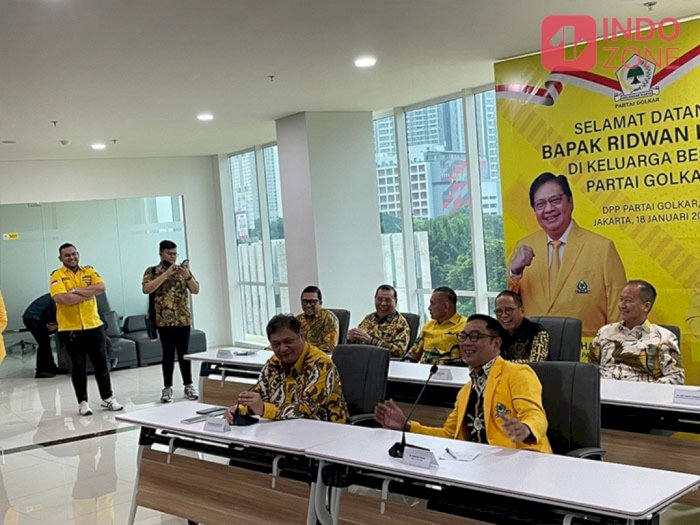 Airlangga Tunjuk Ridwan Kamil Jadi Waketum Partai Golkar Bidang Penggalangan Pemilih 
