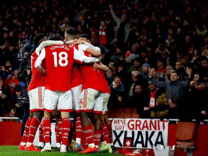 Kalahkan MU 3-2, Arsenal Kokoh di Puncak Klasemen Liga Inggris