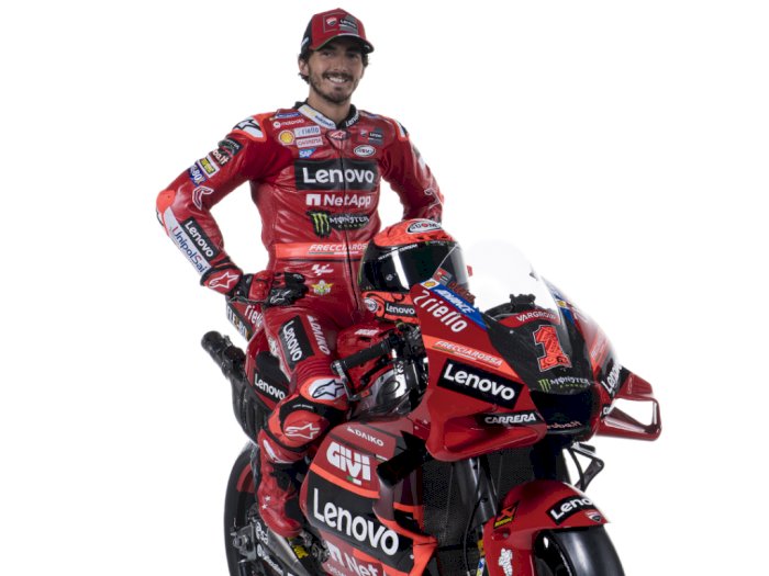 Resmi! Francesco Bagnaia Bakal Pake Nomor 1 di MotoGP 2023