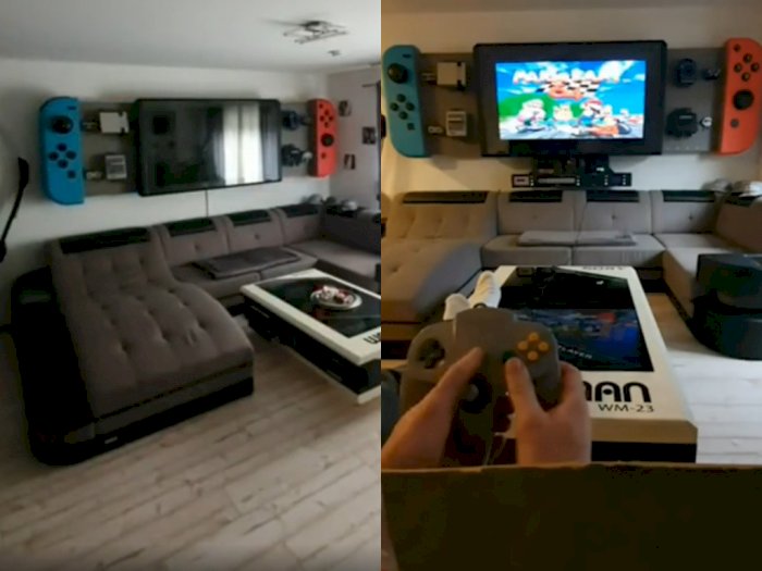 Keren Abis! Gamer Ini Bikin Setup Gaming dengan Semua Konsol Buatan Nintendo Switch