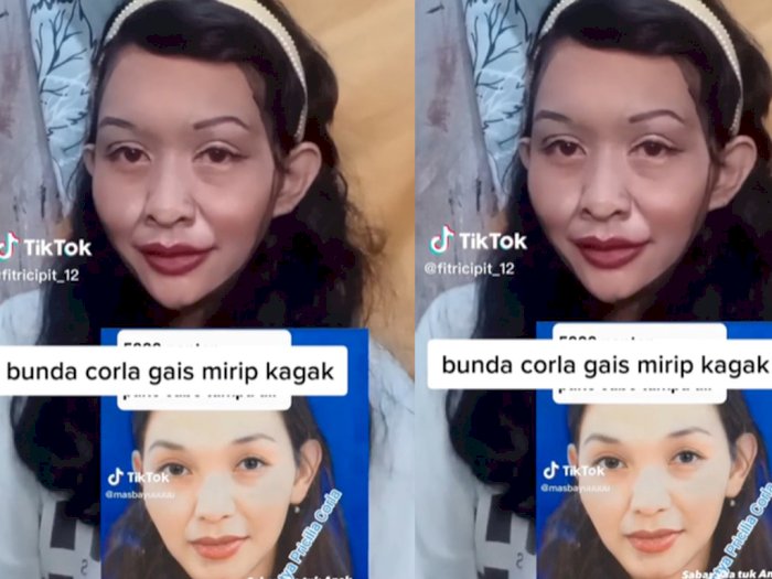 The Power of Makeup, Wanita Ini Cosplay Jadi Bunda Corla, Mirip Gak?