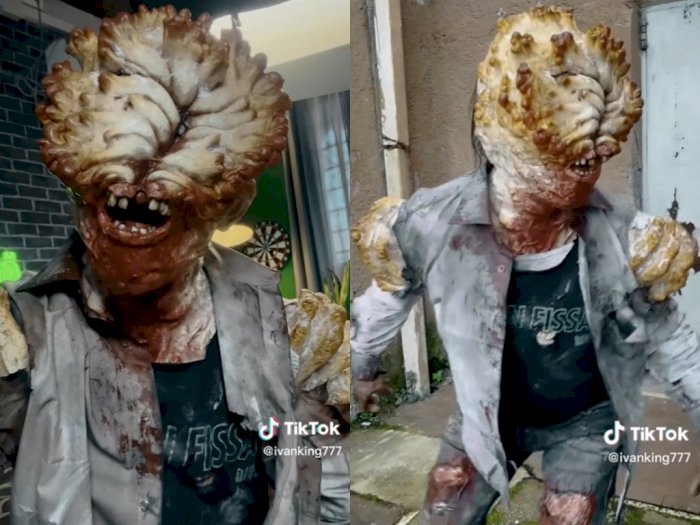 Cosplayer Zombie dari Game The Last of Us Ini Bikin Takjub, Jamur Cordyceps Mirip Banget!