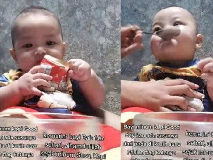 Viral Bayi Diberi Minum Kopi Sachet, Tetangga Bongkar Kelakuan Ibunya 