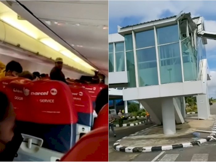 Pesawat Lion Air Tabrak Garbarata, Penumpang Panik Minta Pilot Berhenti