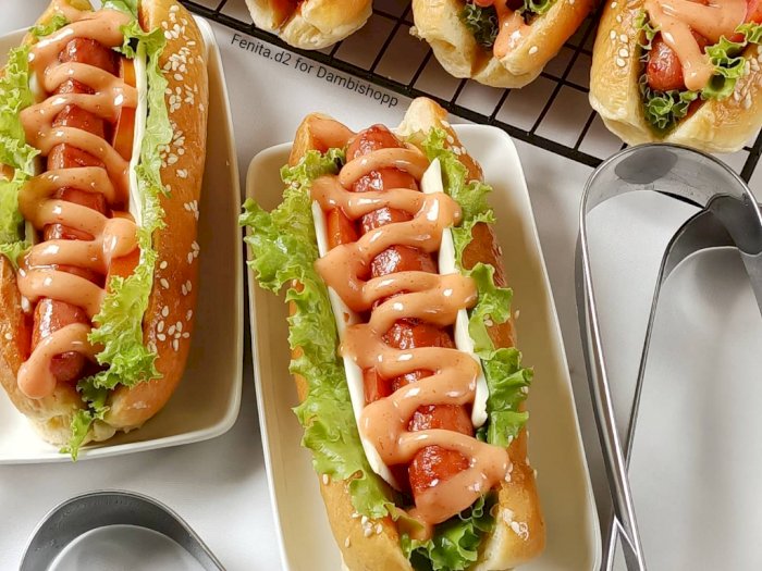Resep Hot Dog Sosis ala Rumahan, Cara Membuatnya Sederhana!