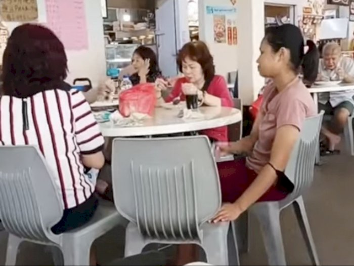 Viral Majikan Asal Singapura Tak Beri Makan ART-nya di Restoran, Netizen: Tidak Beradab!