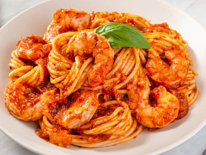 Resep Spaghetti Udang Pedas ala Rumahan, Rasanya Gurih Maknyus Bikin Ketagihan