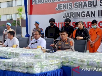 Polda Riau Buru Dalang Pengedar 276 Kg Sabu Asal Malaysia, Pelaku Terancam Hukuman Mati