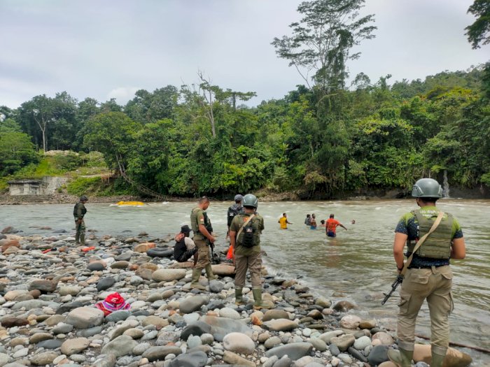 3 Polisi dan 1 TNI Hilang saat Jembatan Putus di Sungai Digoel Papua, Begini Kronologinya
