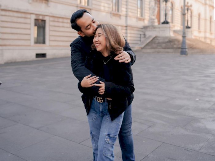 Kompak dan Mesranya Potret Kiky Saputri dan Khairi Honeymoon di Italia