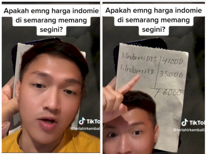 Heboh! Pria Ini Ngeluh Makan Indomie di Warmindo Kaki Lima Semarang Capai Rp76 Ribu