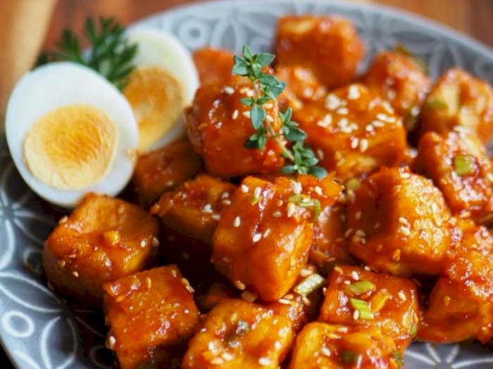 Resep Korean Spicy Fried Tofu Recommended Buat Nonton Drakor di Netflix