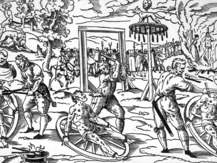 Sadisnya 'Hukuman Roda' dari Abad Pertengahan, Kriminal Dijemur dan Disiksa Sampai Tewas  