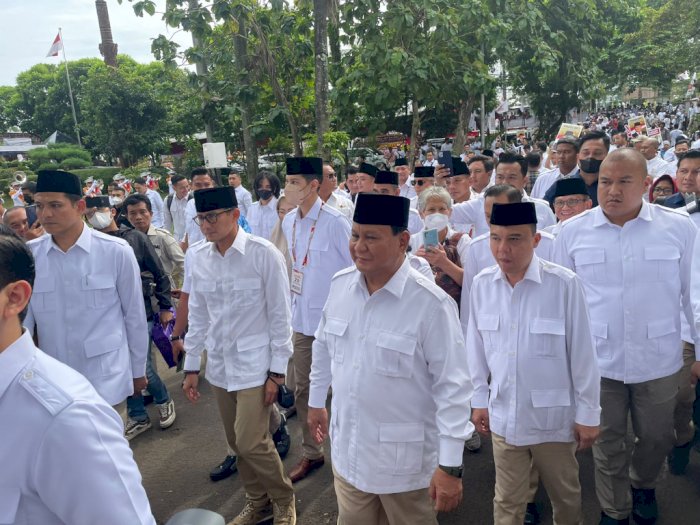Sandiaga Uno Dampingi Prabowo di Perayaan HUT ke-15 Partai Gerindra