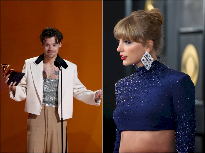 Pernah Pacaran, Begini Momen Keakraban Harry Styles dan Taylor Swift di Grammy Awards 2023