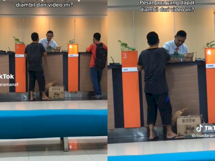 Viral Pria Bawa Gepokan Uang Pakai Kotak ke Bank, Netizen: Sukses Tak Perlu Berdasi