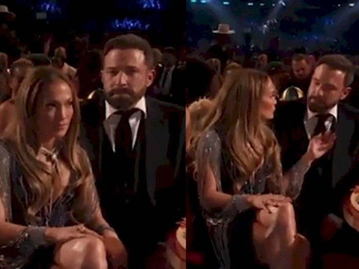 J.Lo Keciduk Kamera Marahin Ben Affleck yang Bosan saat di Grammy