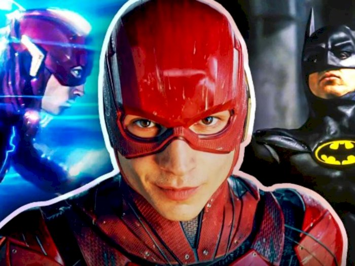 Trailer 'The Flash' Ungkap Lebih Banyak Penampilan Ezra Miller & 'Batman' Michael Keaton