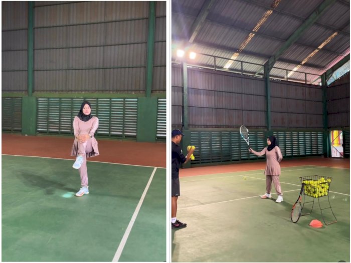 Main Tenis, Baju Olahraga Aurel Hermansyah Disoroti Netizen! Begini Komentarnya!