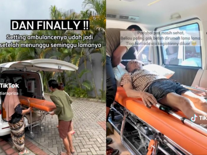 Viral Kisah Wanita Beli Ambulans untuk Ayah yang Sakit, Pengorbananya Bikin Terenyuh