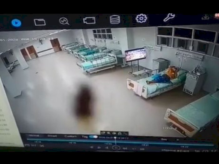 Hii Serem... Penampakan Kuntilanak Terekam CCTV di Bangsal Rumah Sakit