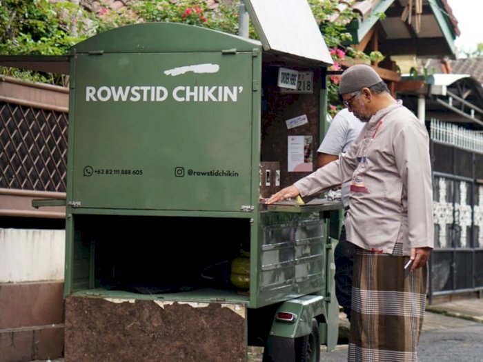 Efek PHK Pandemi, Chef Resto Bintang 5 Sukses Jualan Ayam Panggang Pakai Bajaj