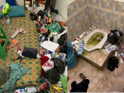 Pemilik Syok Usai Dobrak Kamar Kos Anak Perempuan, Berantakan Penuh Sampah!