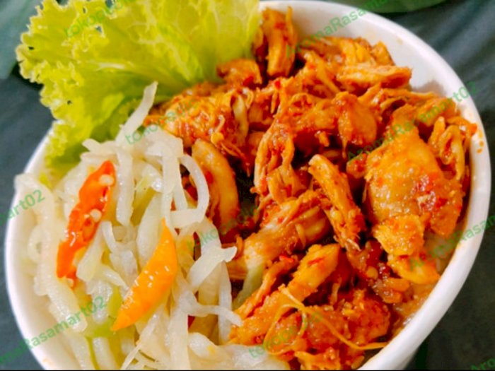 Resep Rice Bowl Ayam Suwir, Bekal Makan Siang Cepat!