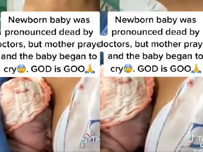 Keajaiban Tak Terduga, Bayi Meninggal Hidup Lagi Usai Didoakan Mama, Netizen Terenyuh 