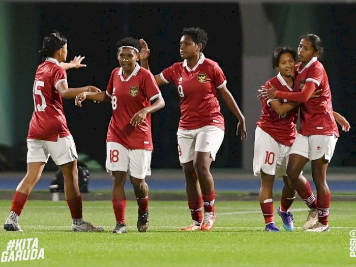 Intip gol Indah Pemain Timnas Indonesia Wanita Baiq Amiatun ke Gawang Arab Saudi