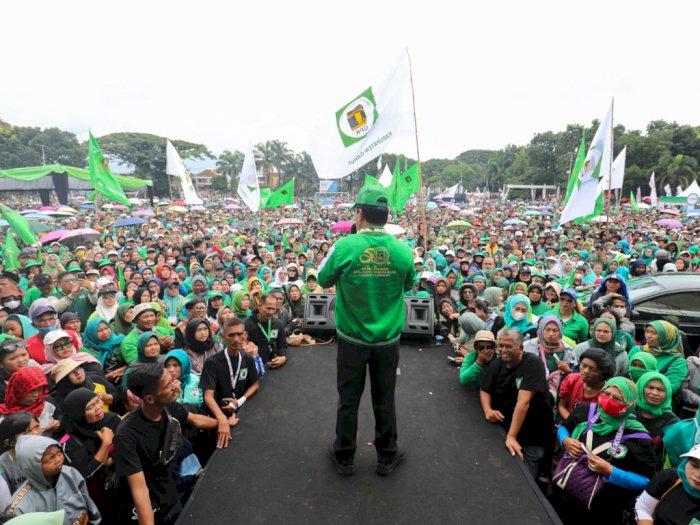 Harlah ke-50 PPP di Garut, Mardiono: Kita Komit, Jaga Agama dan NKRI!