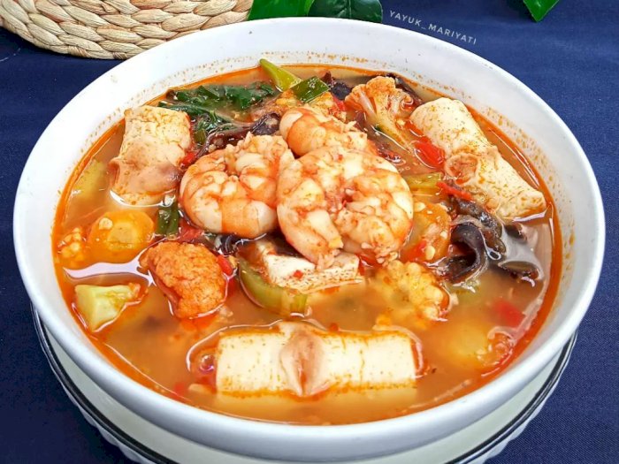 Resep Tomyam Seafood Kuah Pedas, Cara Membuatnya Simple!