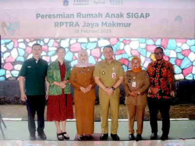 Pemprov DKI Jakarta Dirikan Rumah Anak SIGAP dengan Apical, Tanoto Foundation dan T.CARE