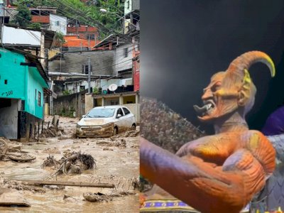 Usai Gelar Satanic Carnival 2023, Brasil Dilanda Banjir Bandang Besar, Netizen: Kena Azab
