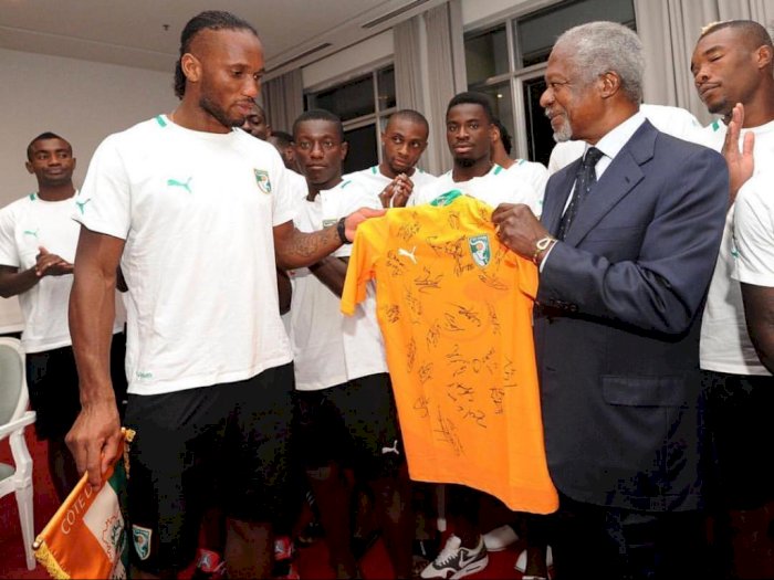 Kisah Didier Drogba: Pahlawan yang Menyatukan Pantai Gading Lewat Sepak Bola