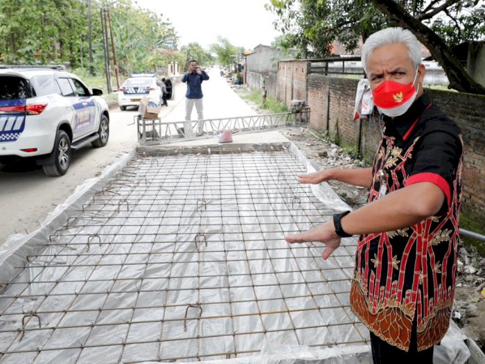 Ada Perbaikan Ruas Jalan di Jateng, Ganjar Minta Petugas Atur Lalin Agar Tak Buat Macet