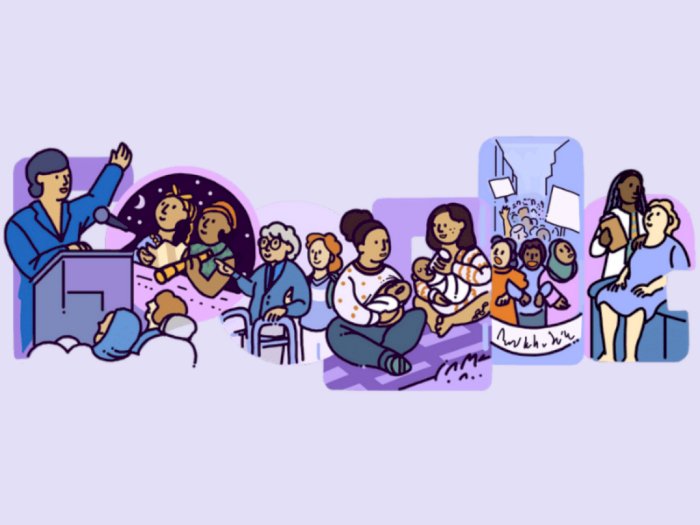 Google Doodle Ikut Rayakan Hari Perempuan Internasional, Animasinya Penuh Makna!