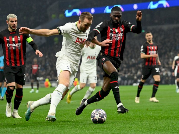 Hasil Liga Champions 2022/2023: Imbang Lawan Tottenham, AC Milan Tetap Melaju ke 8 Besar